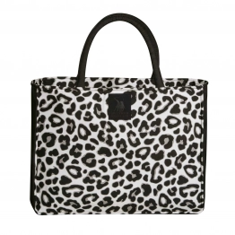 Τσάντα Θαλάσσης Polyester 46x36εκ. Essential 4036 Μαύρη-Taupe Greenwich Polo Club