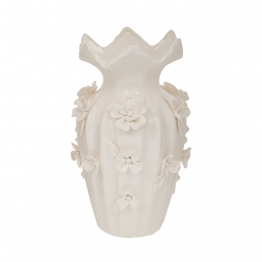 Βάζο Κεραμικό Λευκό 16x26εκ. iliadis 91533