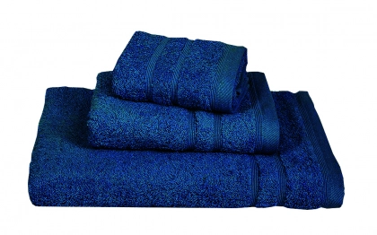 Πετσέτα Βαμβακερή Χειρός 30x50εκ. Blue Grey Komvos Home 7001419-29