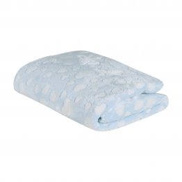 Κουβέρτα Fleece Αγκαλιάς-Λίκνου 75x100εκ. Relax 4908 Γαλάζιο Das Baby