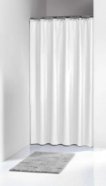 Κουρτίνα Μπάνιου Αδιάβροχη Υφασμάτινη 180x200εκ. Solid White Elemental Sealskin 200601310
