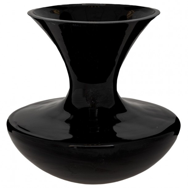 Βάζο Γυάλινο Μαύρο 32x30εκ. iliadis 91985