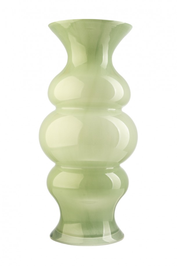 Βάζο Χειροποίητο Γυάλινο Πράσινο 24x50εκ. Zen Collection 24.32.49840
