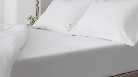 Παπλωματοθήκη 170x250εκ. Βαμβακερή 300TC Λευκή Satin Plain