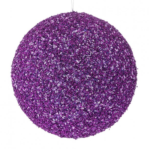 Μπάλα Polyfoam Μωβ Glitter 20εκ. iliadis 83550