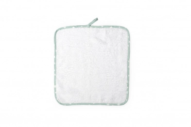 Λαβέτα Ώμου Βαμβακερή 07 Λευκή-Βεραμάν 30x30εκ. DimCol