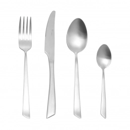 Σετ Μαχαιροπήρουνα 24τμχ Ανοξείδωτα 18/0 Matt Edge Silver Estia 01-29111