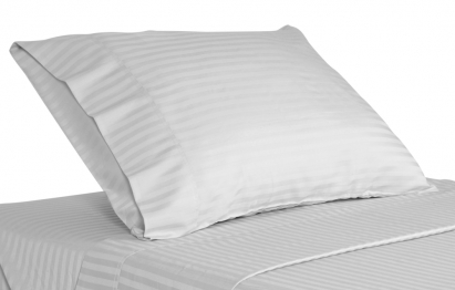 Μαξιλαροθήκη Oxford 52x73εκ. 70% Βαμβάκι-30% Polyester 240TC Με Ρίγα 1cm Polycotton Luxury Line