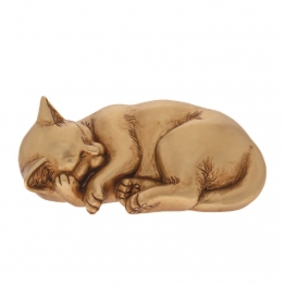 Διακοσμητική Επιτραπέζια Γάτα Polyresin Χρυσή iliadis 26x18x11εκ. 85759