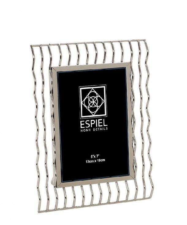 Κορνίζα Μεταλλική Ασημί ESPIEL 13x18εκ. FAM313
