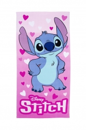Πετσέτα Θαλάσσης Παιδική Microfiber 70x140εκ. Lilo & Stitch 84 Pink Disney DimCol