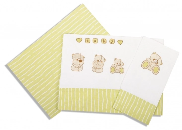 Σετ Σεντόνια Μπεμπέ 120x170εκ. Αρκουδάκια 108 Dimcol.