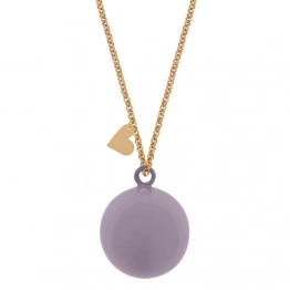 Μενταγιόν Εγκυμοσύνης Ανοξείδωτο Ατσάλι 110εκ. Bola Feline Pink Proud Mama PM-654