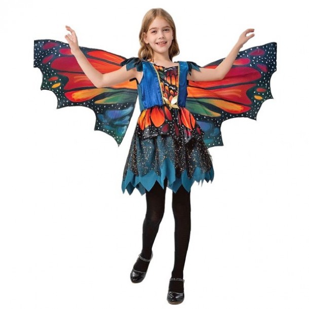 Στολή Παιδική Gothic Νεράιδα Με Φτερά (4-6 ετών / 7-10 ετών / 11-14 ετών) Carnavalista 3-2713