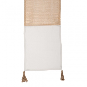 Runner Υφασμάτινο Λευκό-Κρεμ 32x150εκ. iliadis 91742