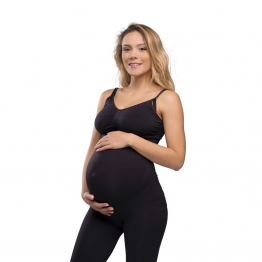 Κολάν Εγκυμοσύνης Με Στήριξη Μαύρο Medium Carriwell CW4921