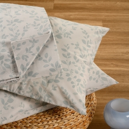 Σετ Σεντόνι Με 2 Μαξιλαροθήκες Polycotton Υπέρδιπλο Με Λάστιχο 160x200+32εκ. Botan Aqua Casual Line Mini Melinen 20004851