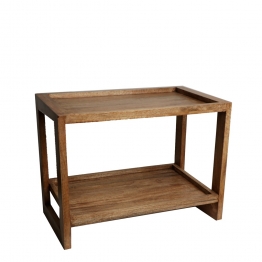 Σταντ Σερβιρίσματος 2 Επιπέδων Ξύλινο Mango ESPIEL 32x58x44εκ. GPA214