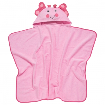 Κάπα Με Κέντημα Βαμβακερή 70x90εκ. Bath 4946 Ροζ Das Baby