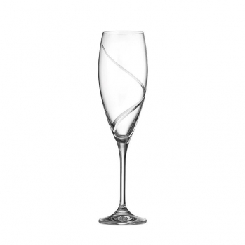 Σετ 6τμχ Ποτήρι Σαμπάνιας Κρυστάλλινο 210ml Lenny 176-4 Capolavoro