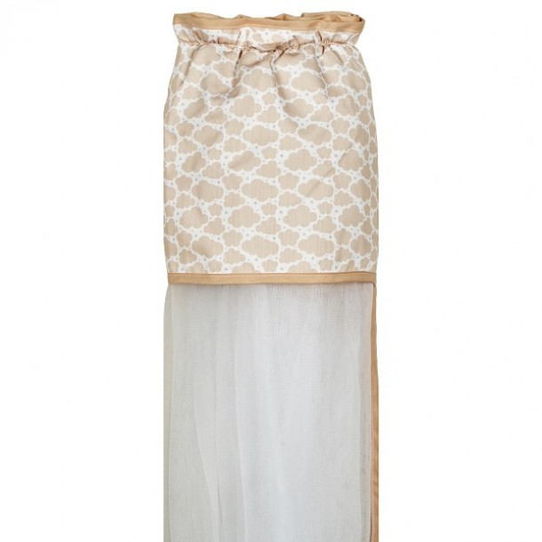 Κουνουπιέρα Λίκνου Nylon-Βαμβακερή 160x360εκ. Sheep Εκρού 85293