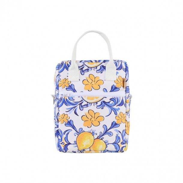 Τσάντα Φαγητού Ισοθερμική PVC Leather Amalfi Coast 7lt-20x14x27εκ. Save The Aegean Estia 01-32975