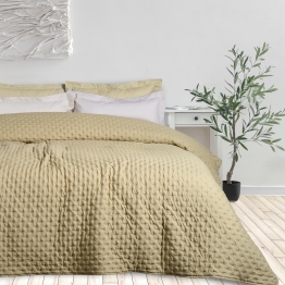 Κουβερλί Microfiber King 240x250εκ. Happy 9629 Olive Das Home