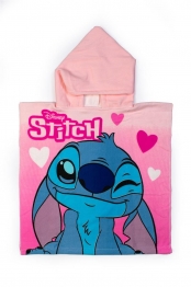 Πόντσο Παιδικό Microfiber 50x100εκ. Lilo & Stitch 39 Coral Disney DimCol