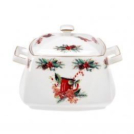 Χριστουγεννιάτικη Σουπιέρα Πορσελάνης 2,5ltr Christmas Magic CRYSPO TRIO 06.240.09