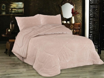 Κουβερτοπάπλωμα Popcorn Fleece Μονό 160x220εκ. Mocha 1950 DimCol
