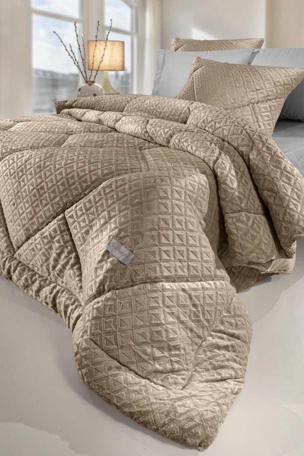 Κουβερτοπάπλωμα Ultrasoft 2 Όψεων Μονό 160x240εκ. Profile Camel Guy Laroche