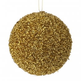 Μπάλα Polyfoam Χρυσή Glitter 12εκ. iliadis 83517