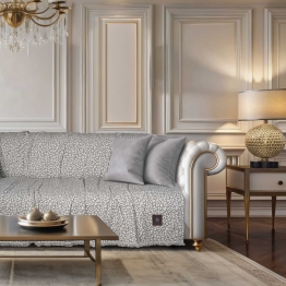Ριχτάρι Chenille Διθέσιος 180x250εκ. Essential 3980 Grey Greenwich Polo Club