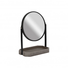 Καθρέπτης Επιτραπέζιος Ρητίνης 17,6x10x24εκ. Wire Estia 02-27834