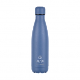 Θερμός-Μπουκάλι Ανοξείδωτο Flask Lite Save The Aegean Denim Blue Estia 500ml-7x7x26,6εκ. 01-18009