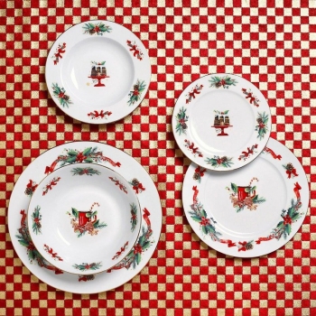 Χριστουγεννιάτικο Σερβίτσιο Σετ 20τμχ Πορσελάνης Christmas Magic CRYSPO TRIO 06.240.40