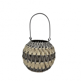 Φανάρι Bamboo Με Δοχείο Για Ρεσώ ESPIEL 13x27x25εκ. NAF118
