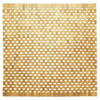 Ταπέτο Μπάνιου Teak 60x60εκ. Woodblock Sealskin 293326674