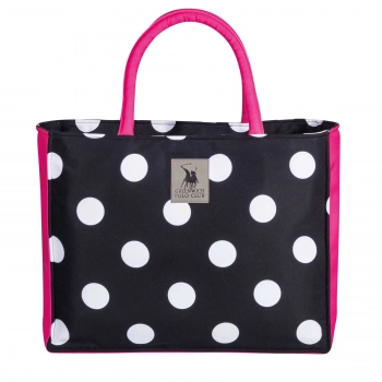 Τσάντα Θαλάσσης Polyester 46x36εκ. Essential 4068 Μαύρη-Φούξια Greenwich Polo Club