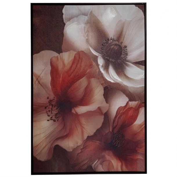 Πίνακας Καμβάς Cream Flower 83x123εκ. iliadis 89154