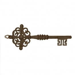 Κλειδί Διακοσμητικό Μαντεμένιο Καφέ 26x2,5x10,5εκ. ESTHETI 819-00738