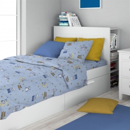 Σετ Σεντόνια 3τμχ Μονά 160x240εκ. Sweet Dreams 551 Sky Blue DimCol