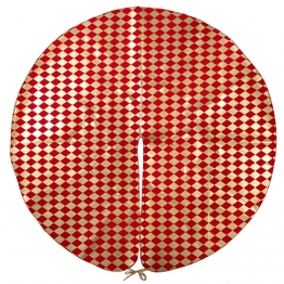 Ποδιά Δέντρου Arlecchino 120εκ. Κόκκινη-Χρυσή iliadis 20103