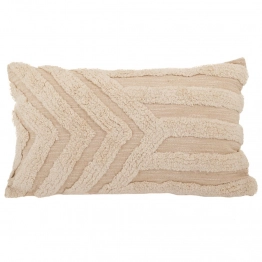 Διακοσμητικό Μαξιλάρι Υφασμάτινο Μπεζ Ανάγλυφο 45x45εκ. iliadis 88913