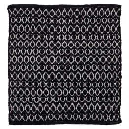 Ταπέτο Μπάνιου Αντιολισθητικό Polycotton 60x60εκ. Boho Black Sealskin 800102