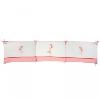 Πάντα Κούνιας Microfiber 45x195εκ. Essential Baby 8853 Ροζ-Γκρι Greenwich Polo Club