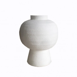 Βάζο Κεραμικό Λευκό Art Et Lumiere Φ25x33εκ. 15010