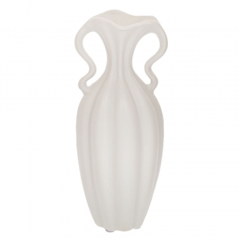 Βάζο Κεραμικό Λευκό 13x30εκ. iliadis 91527