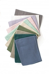 Σετ 3τμχ Ποτηρόπανα Πικέ Βαμβακερά Mix 50x70εκ. DimCol 33123247011