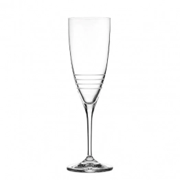 Σετ 6τμχ Ποτήρι Σαμπάνιας Κρυστάλλινο 210ml Lenny 85-4 Capolavoro